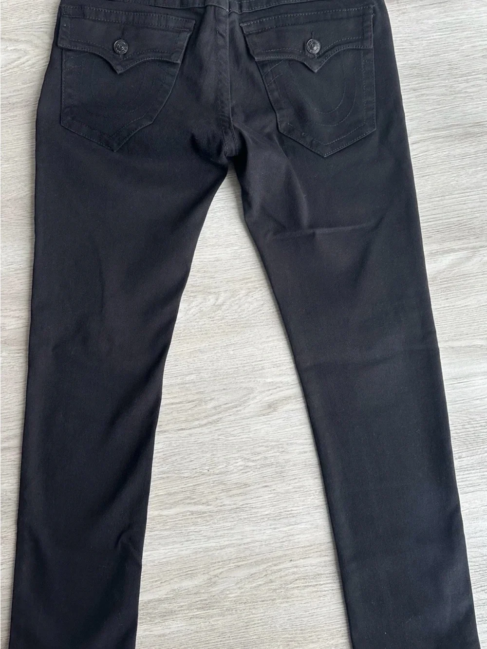 True Religion Black Men’s Skinny Jeans - Sleek Tapered Fit
